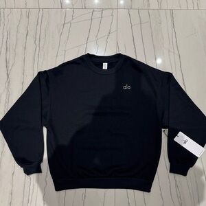 ALO Yoga - Accolade Crewneck pullover (Brand New) (Anthracite) (US S)